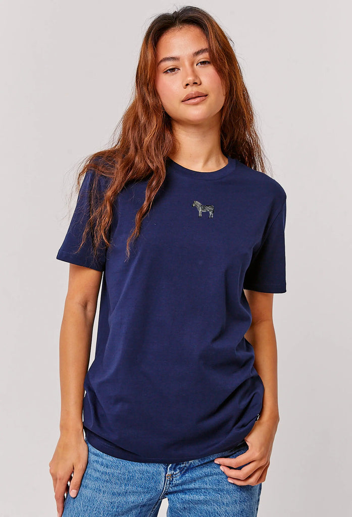 zebra womens t-shirt Big Wild Thought