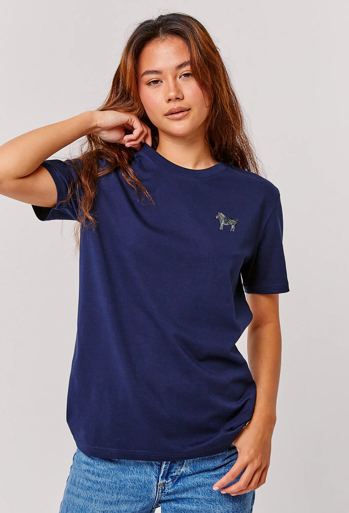 zebra womens t-shirt Big Wild Thought