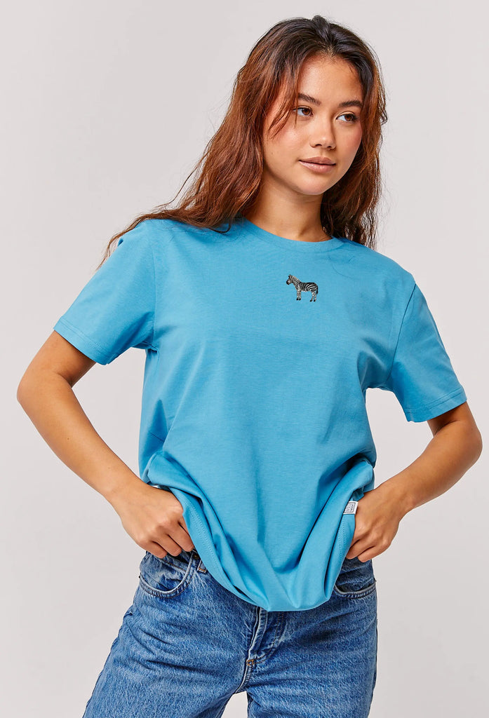 zebra womens t-shirt Big Wild Thought