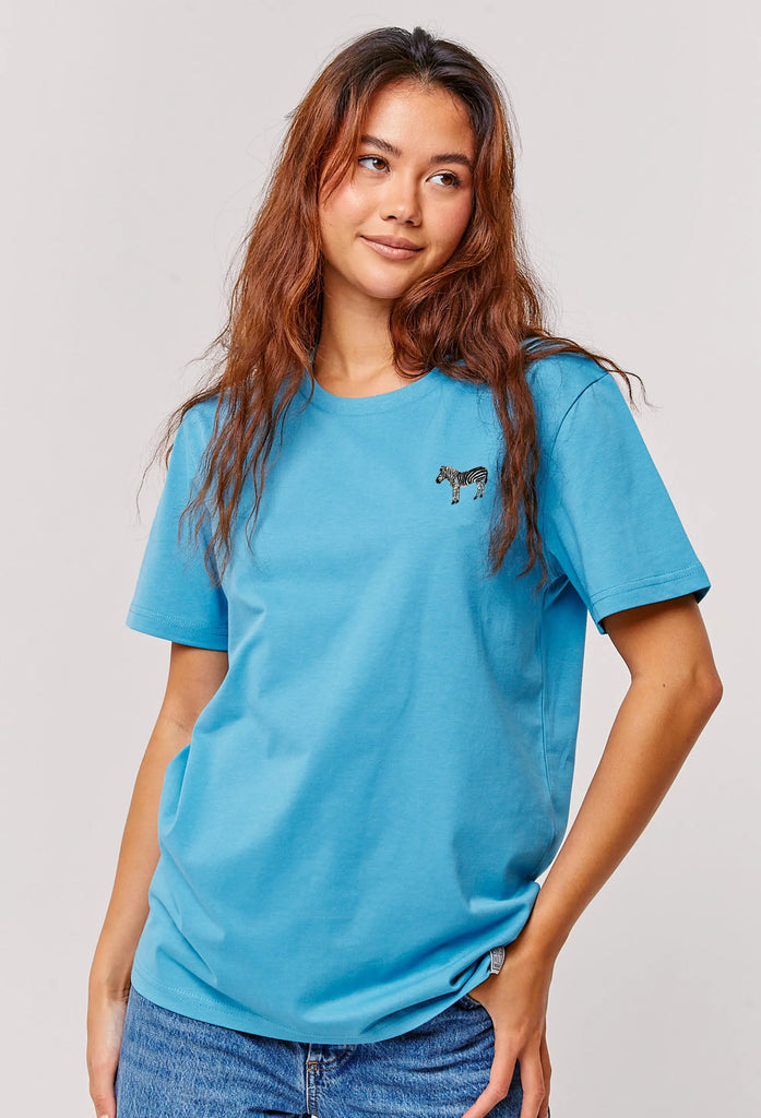 zebra womens t-shirt Big Wild Thought