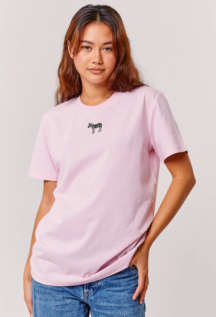zebra womens t-shirt Big Wild Thought