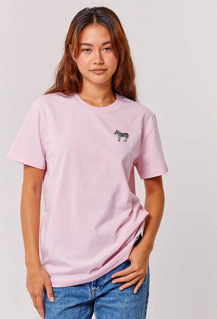zebra womens t-shirt Big Wild Thought
