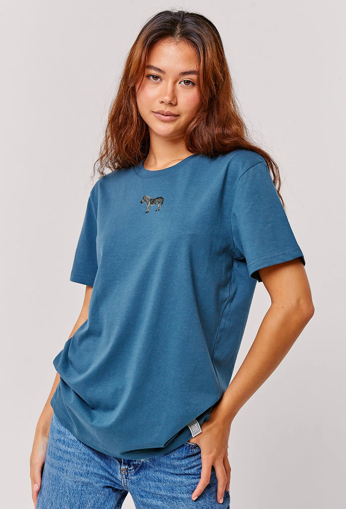 zebra womens t-shirt Big Wild Thought