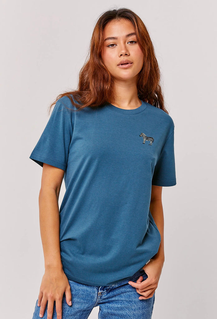zebra womens t-shirt Big Wild Thought