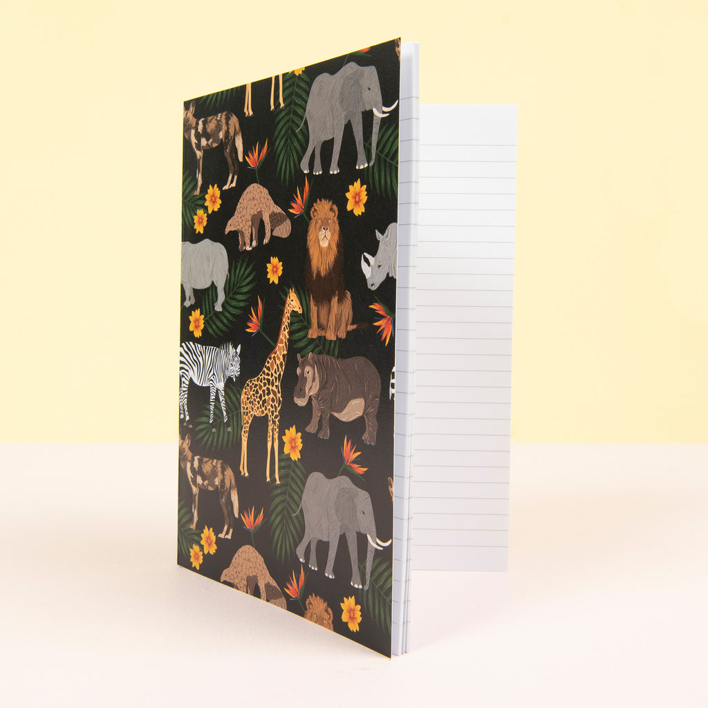 a5 african animal notebook Big Wild Thought
