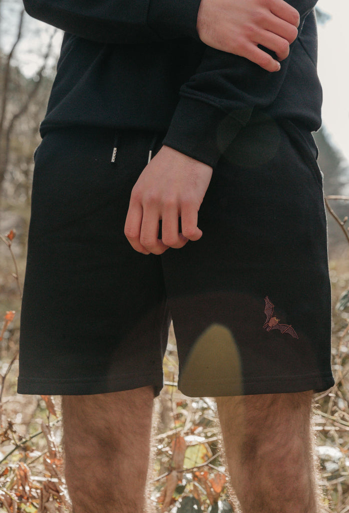 bat mens sweat shorts Big Wild Thought