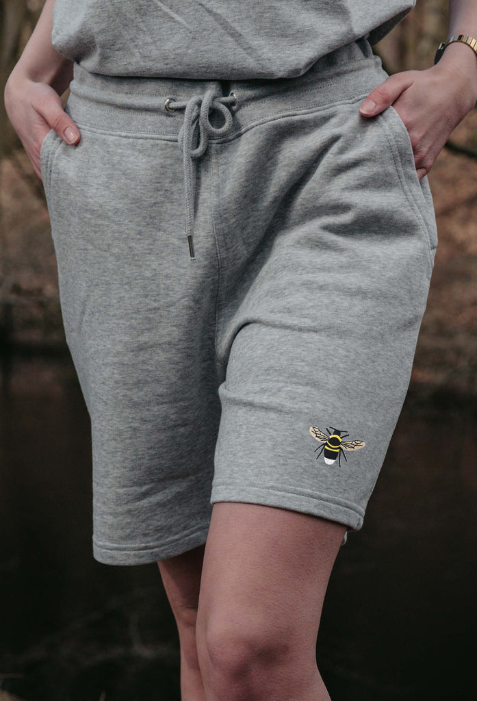garden bumblebee womens sweat shorts Big Wild Thought