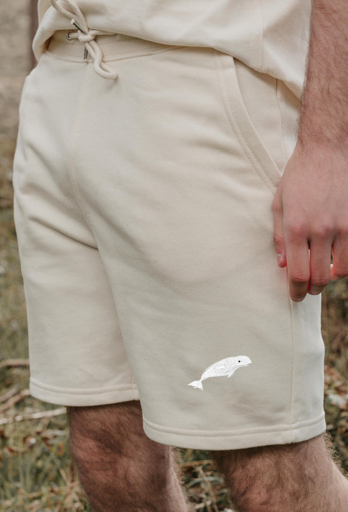 beluga mens sweat shorts Big Wild Thought