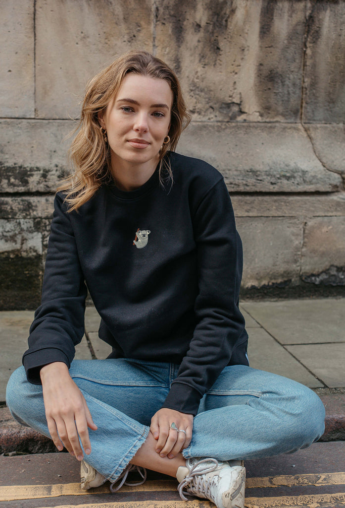 koala bear womens sweatshirt Big Wild Thought