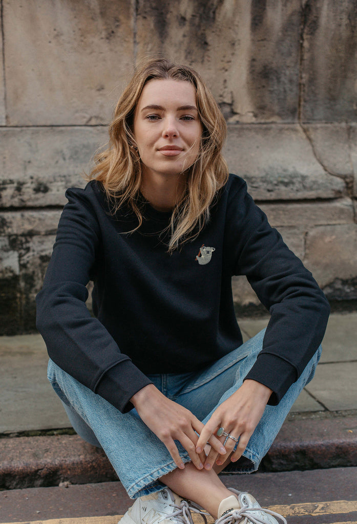 koala bear womens sweatshirt Big Wild Thought