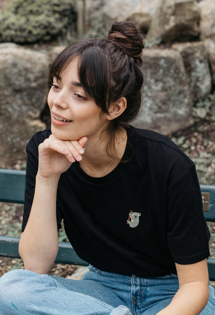 koala bear womens t-shirt Big Wild Thought