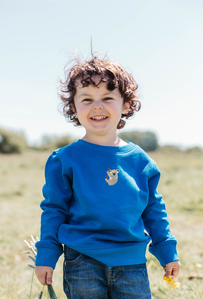 koala bear childrens sweatshirt Big Wild Thought