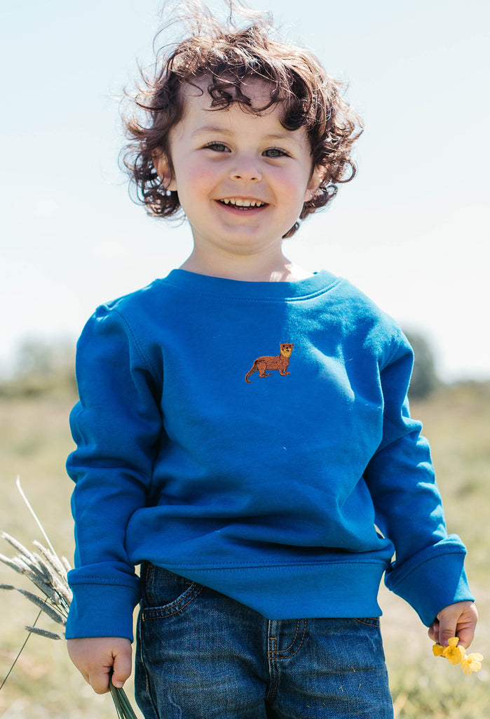 otter childrens sweatshirt Big Wild Thought