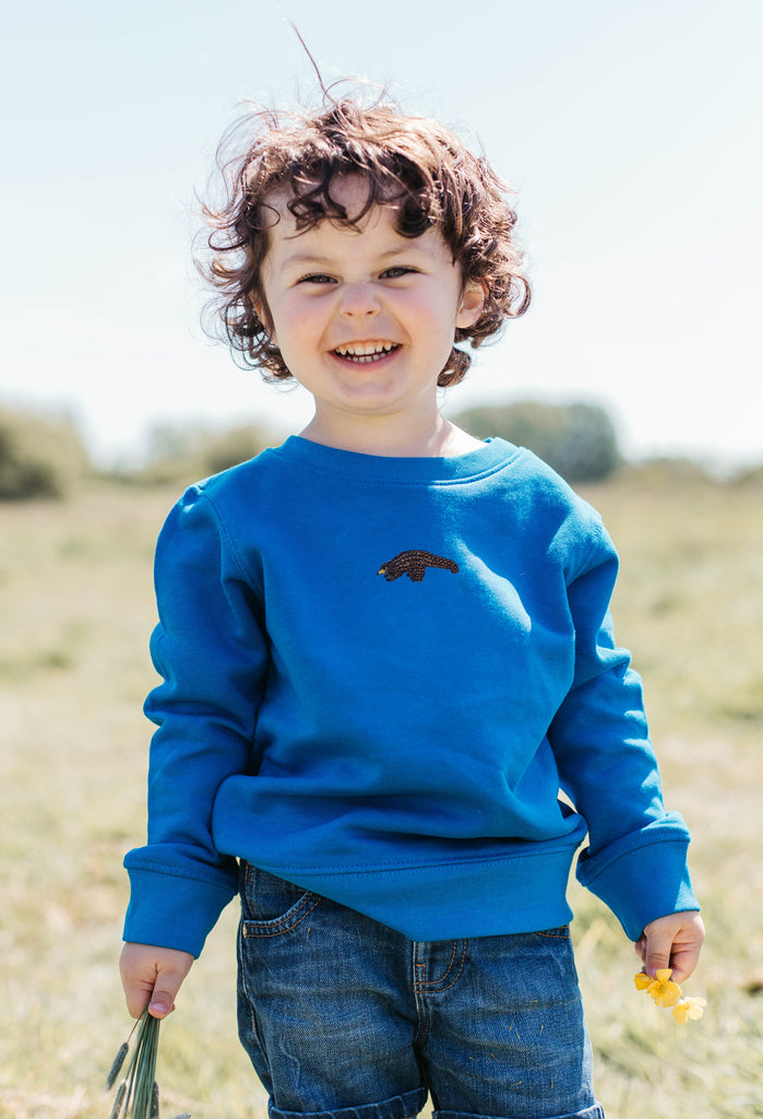 pangolin childrens sweatshirt Big Wild Thought