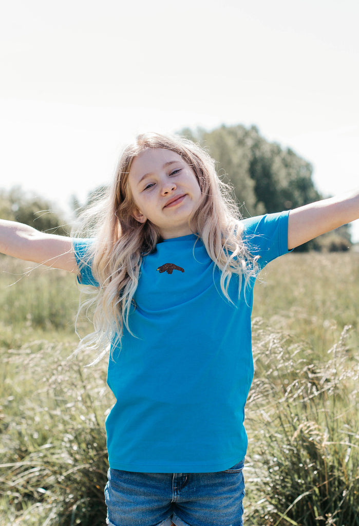 pangolin childrens t-shirt Big Wild Thought