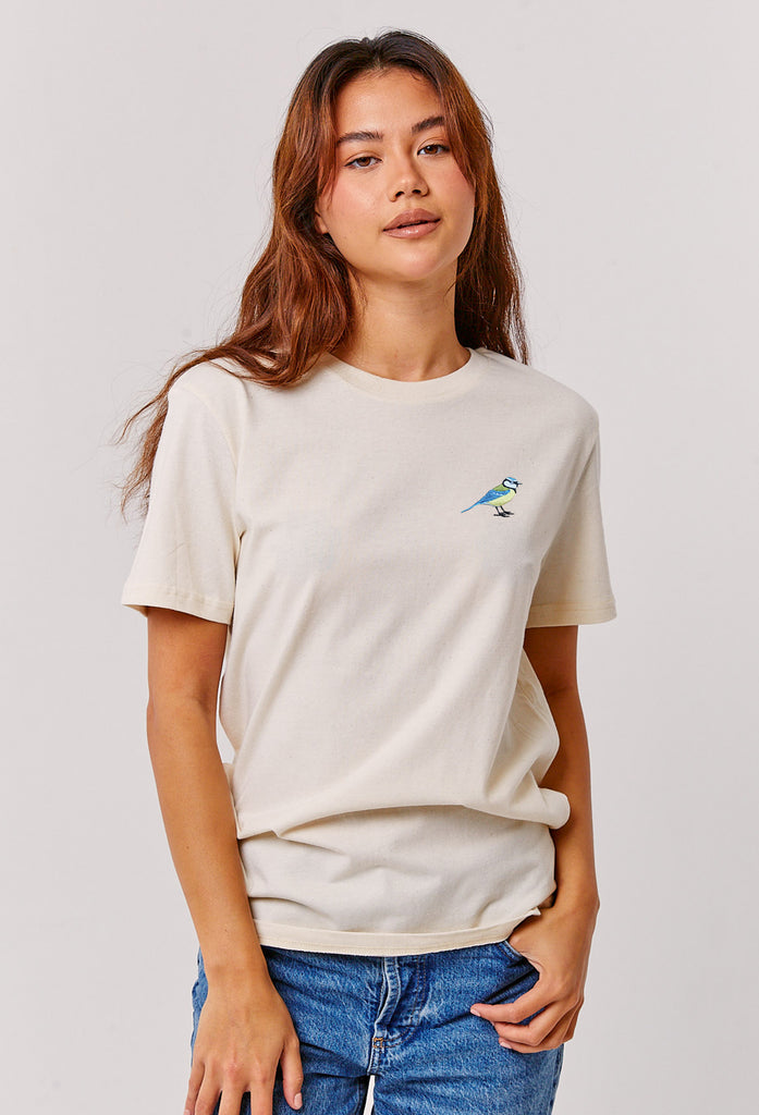 blue tit womens t-shirt Big Wild Thought