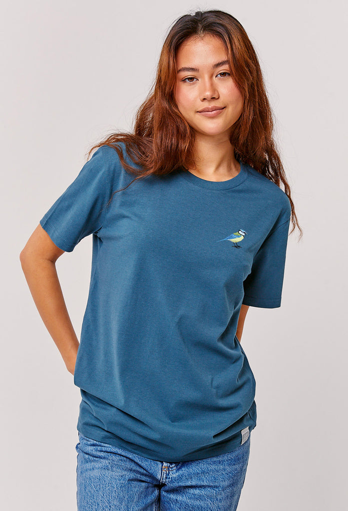 blue tit womens t-shirt Big Wild Thought
