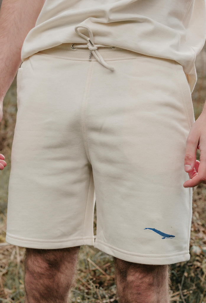 blue whale mens sweat shorts Big Wild Thought