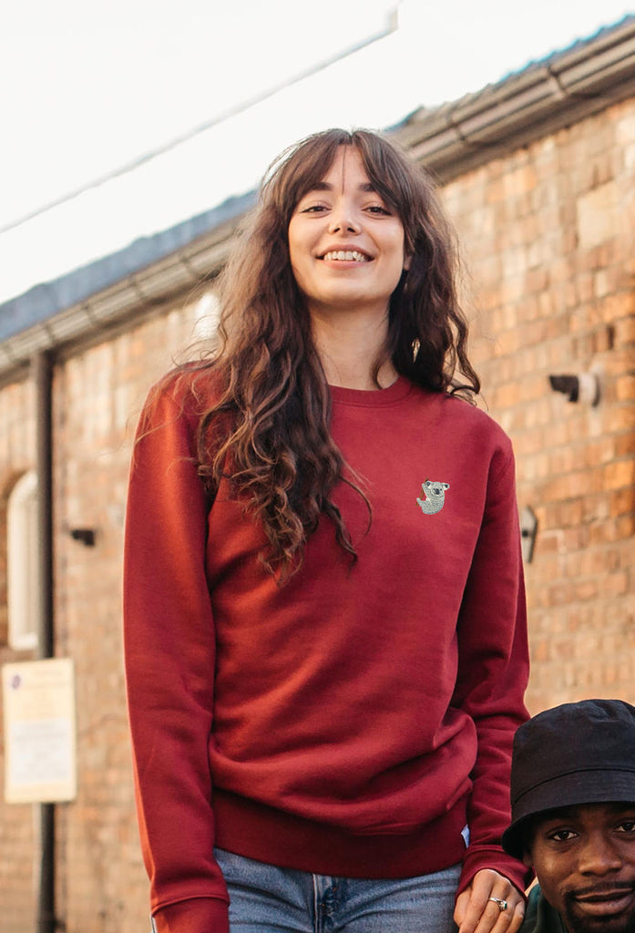 koala bear womens sweatshirt Big Wild Thought