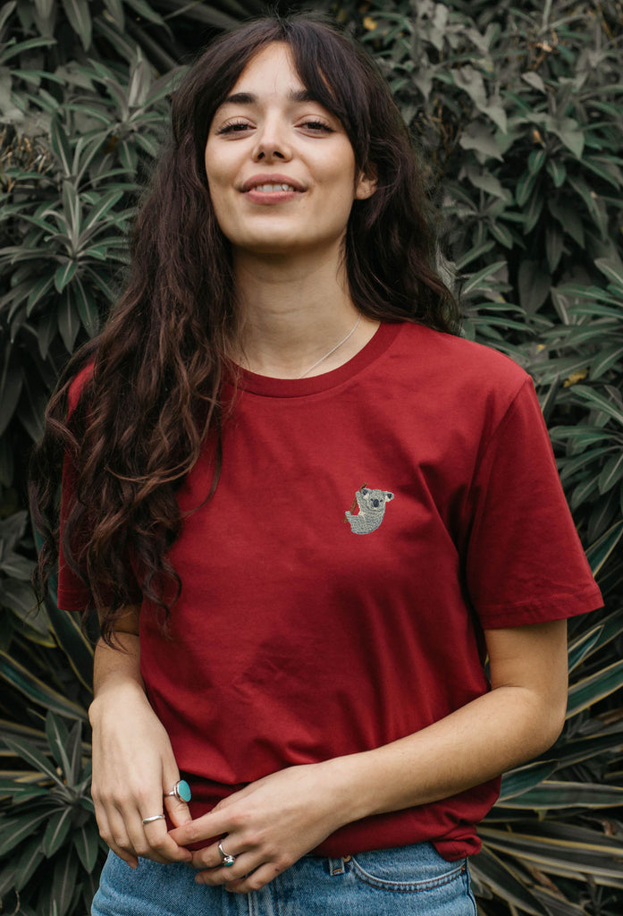 koala bear womens t-shirt Big Wild Thought