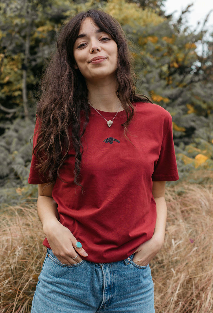 pangolin womens t-shirt Big Wild Thought