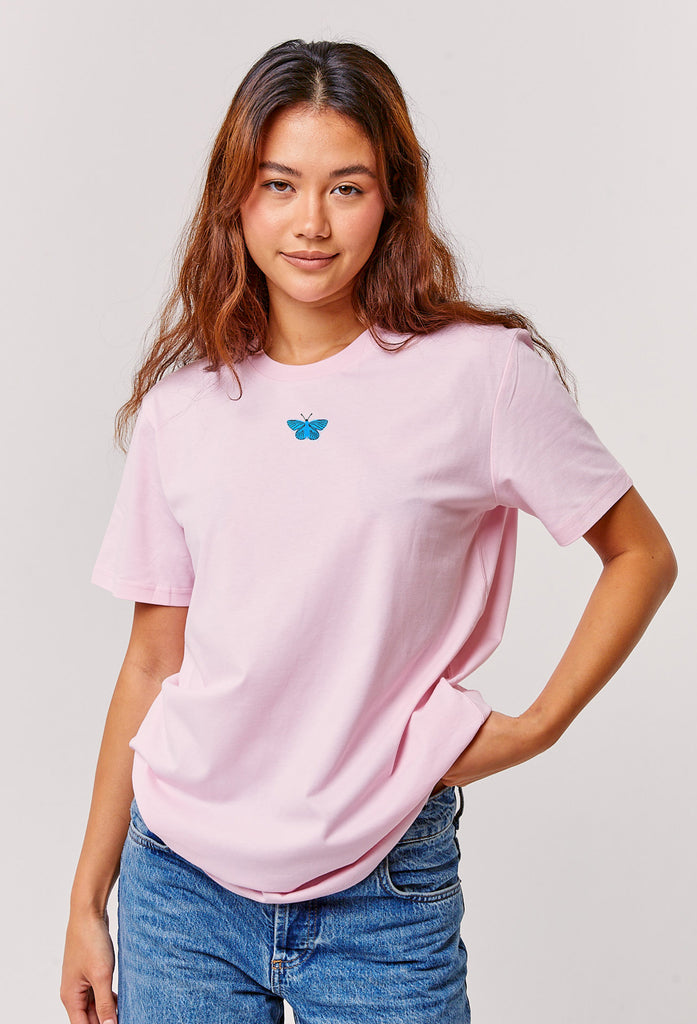 butterfly womens t-shirt Big Wild Thought