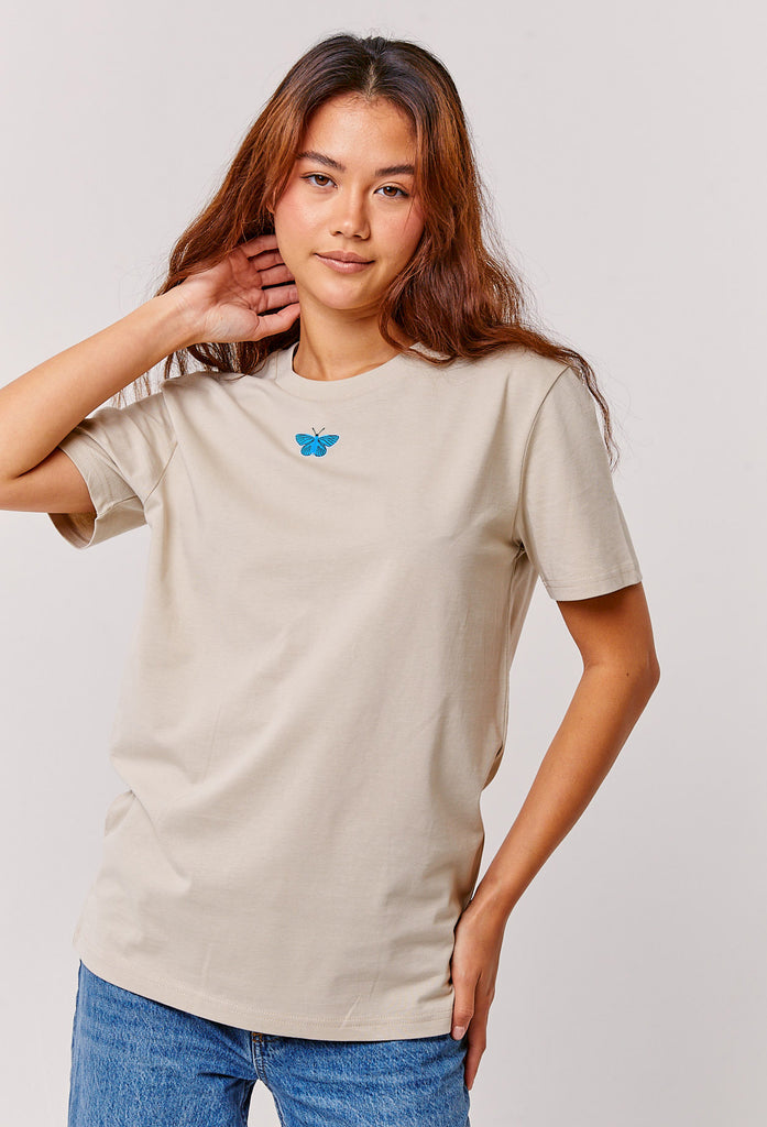 butterfly womens t-shirt Big Wild Thought
