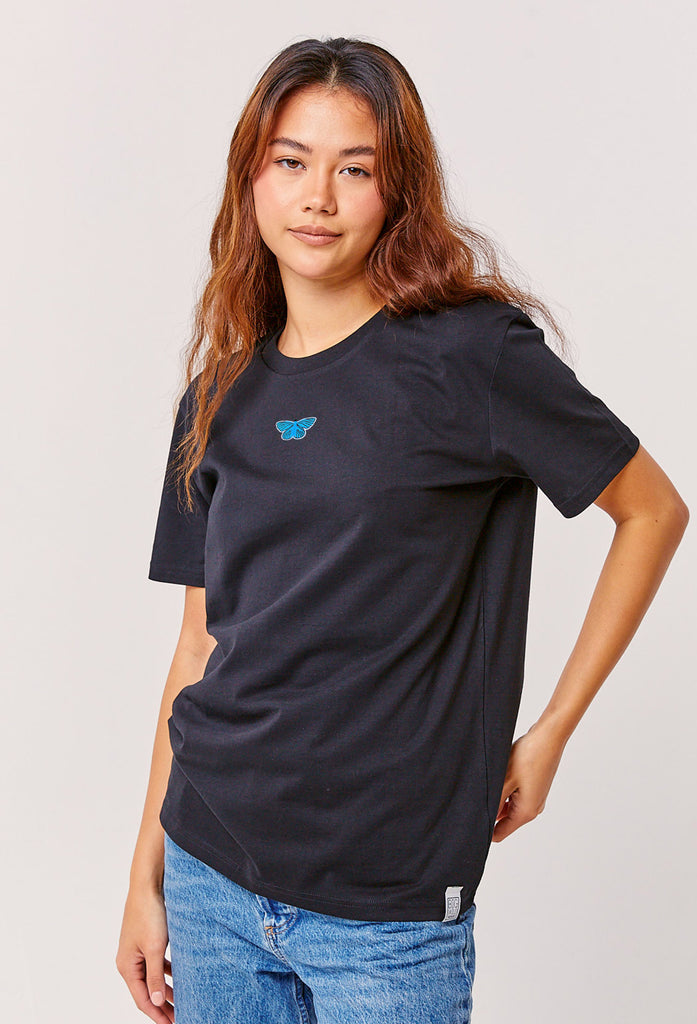 butterfly womens t-shirt Big Wild Thought
