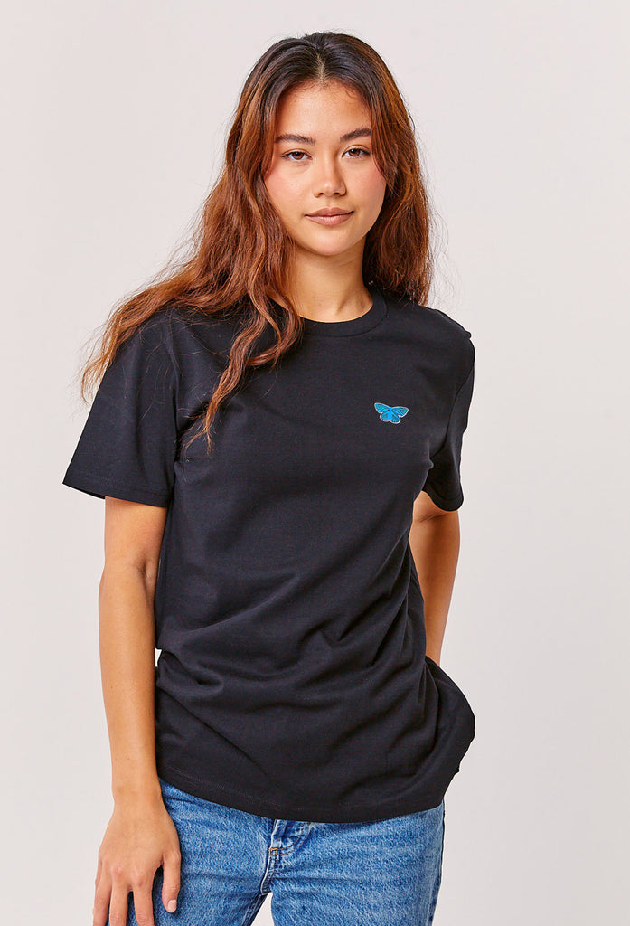 butterfly womens t-shirt Big Wild Thought