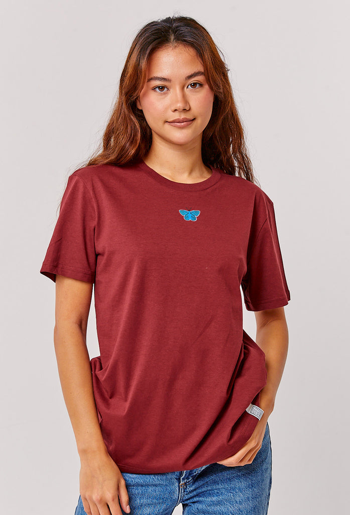 butterfly womens t-shirt Big Wild Thought