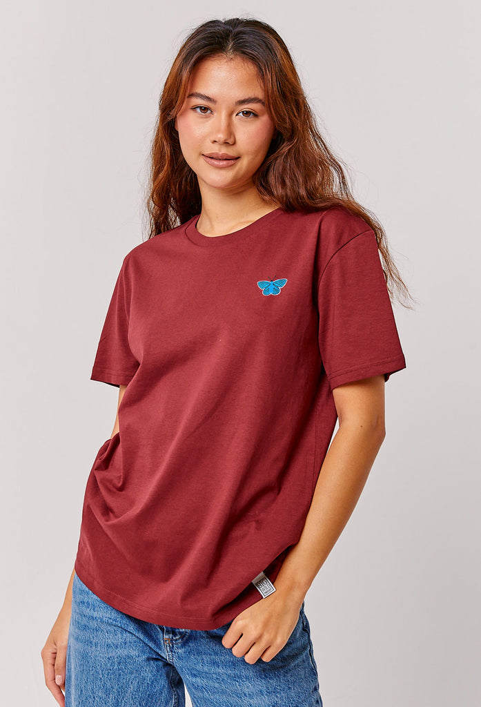butterfly womens t-shirt Big Wild Thought