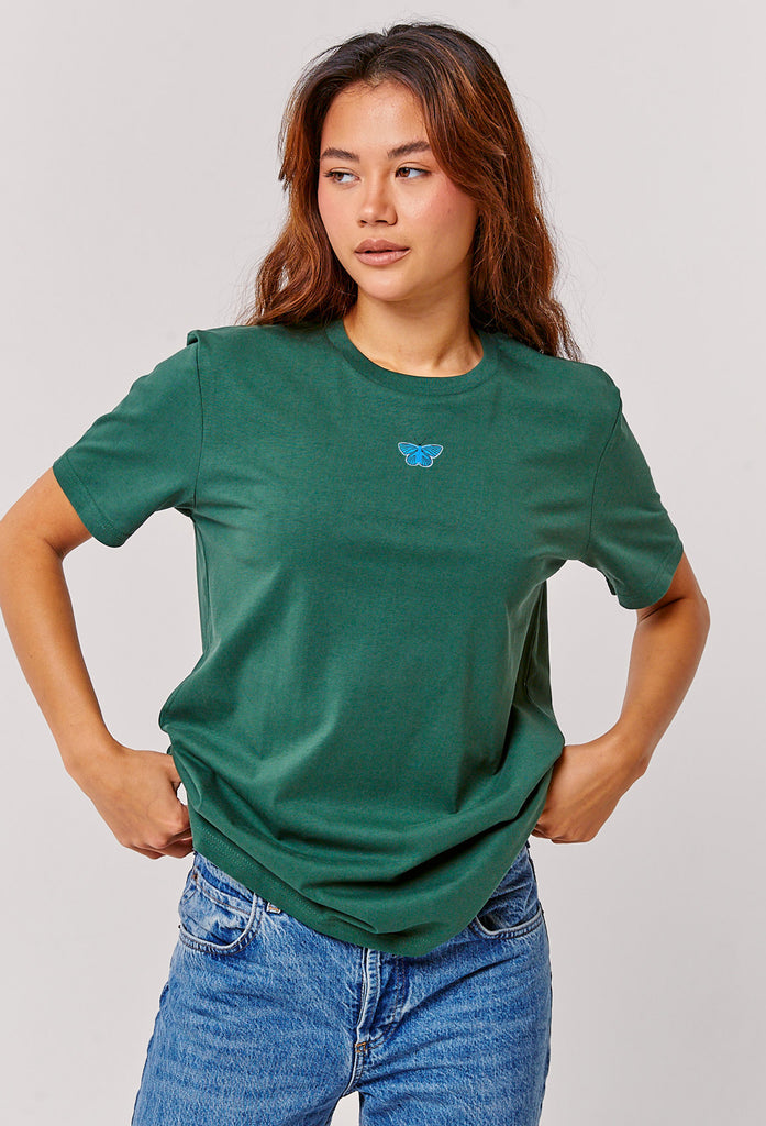 butterfly womens t-shirt Big Wild Thought