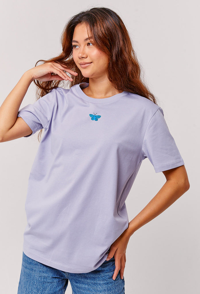 butterfly womens t-shirt Big Wild Thought