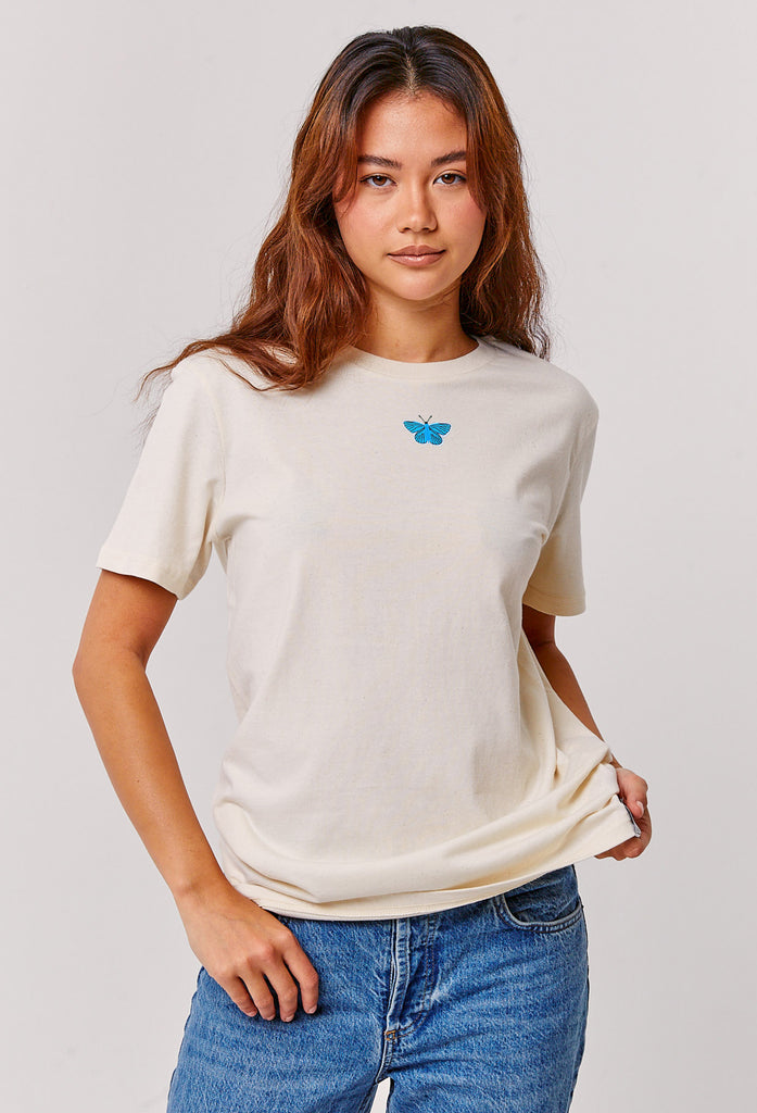 butterfly womens t-shirt Big Wild Thought