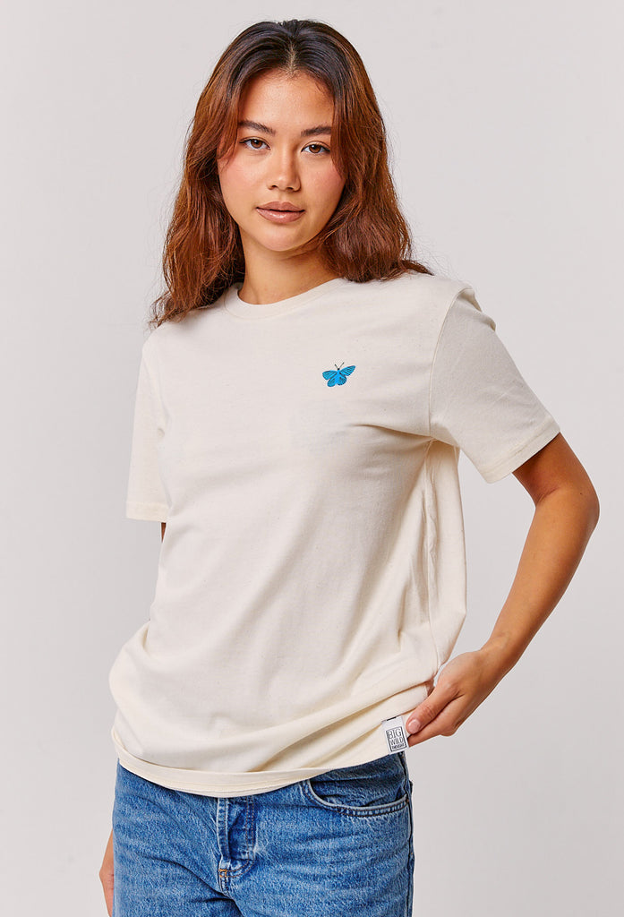 butterfly womens t-shirt Big Wild Thought