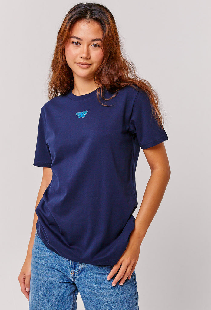 butterfly womens t-shirt Big Wild Thought