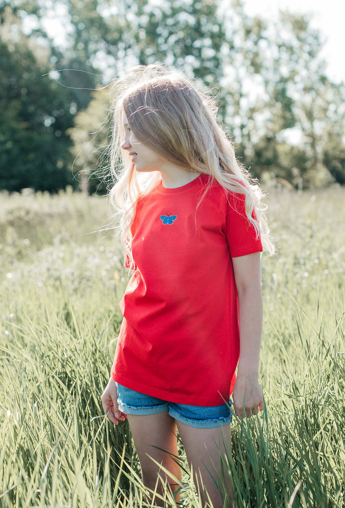 butterfly childrens t-shirt Big Wild Thought
