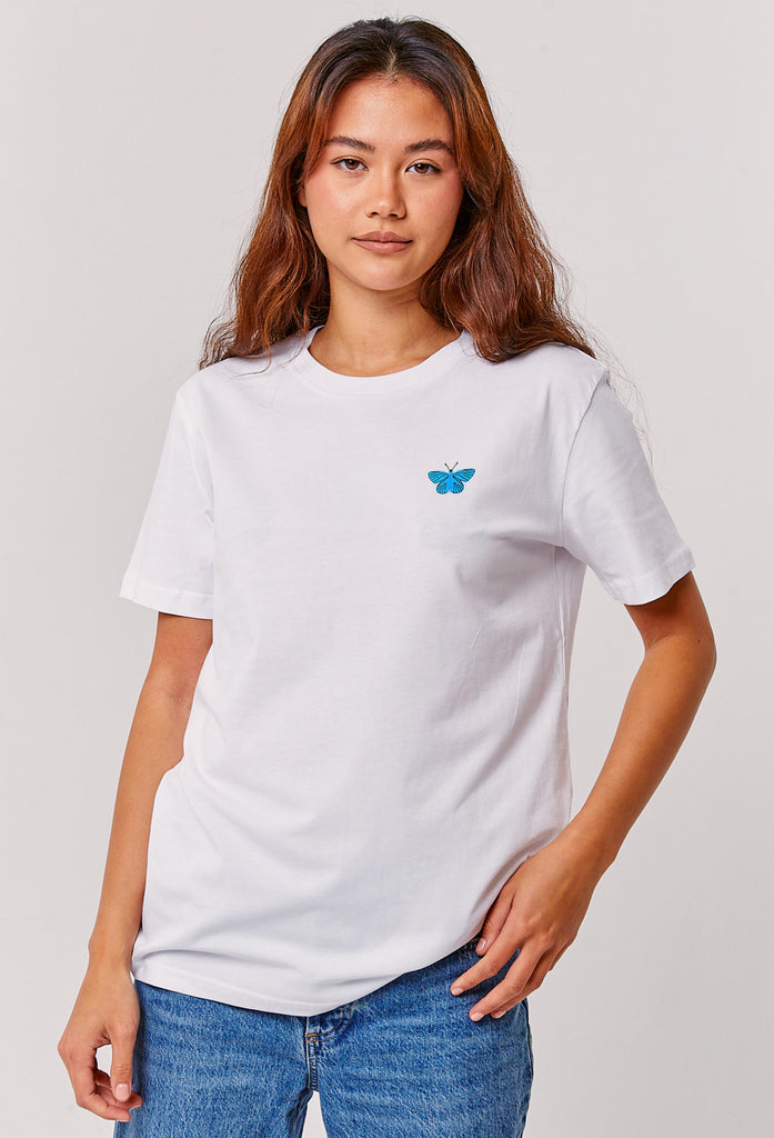 butterfly womens t-shirt Big Wild Thought