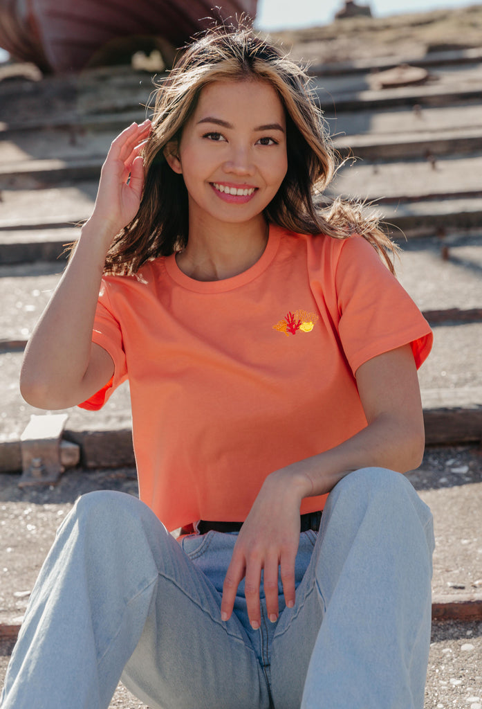 coral reef womens cropped t-shirt Big Wild Thought