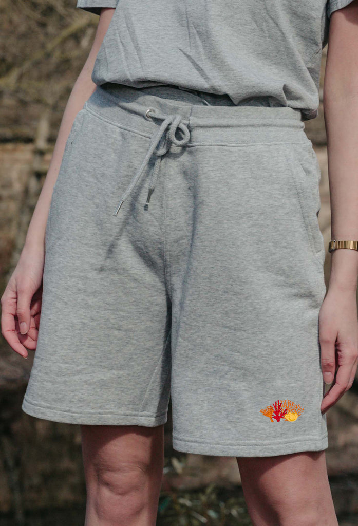 coral reef womens sweat shorts Big Wild Thought