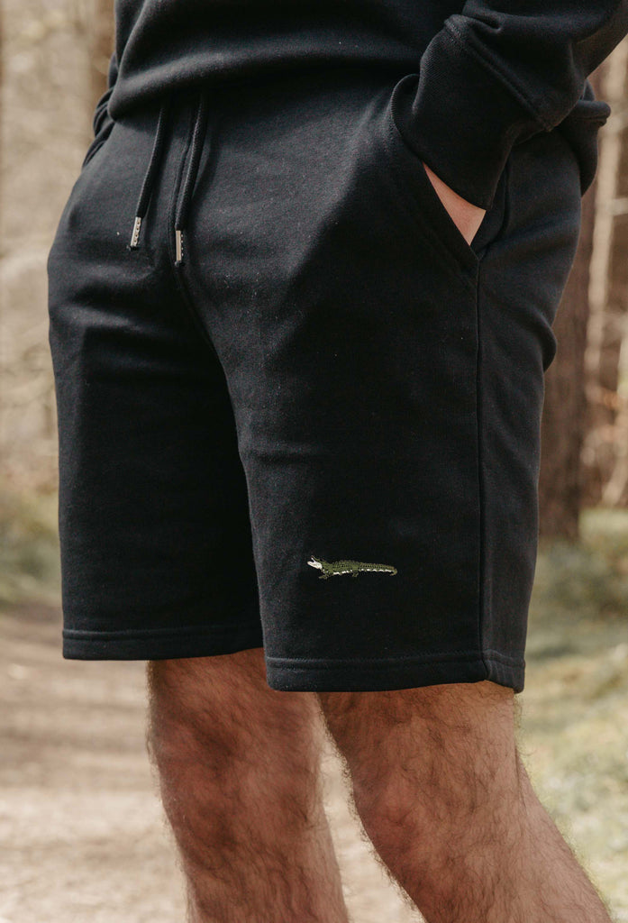 crocodile mens sweat shorts Big Wild Thought