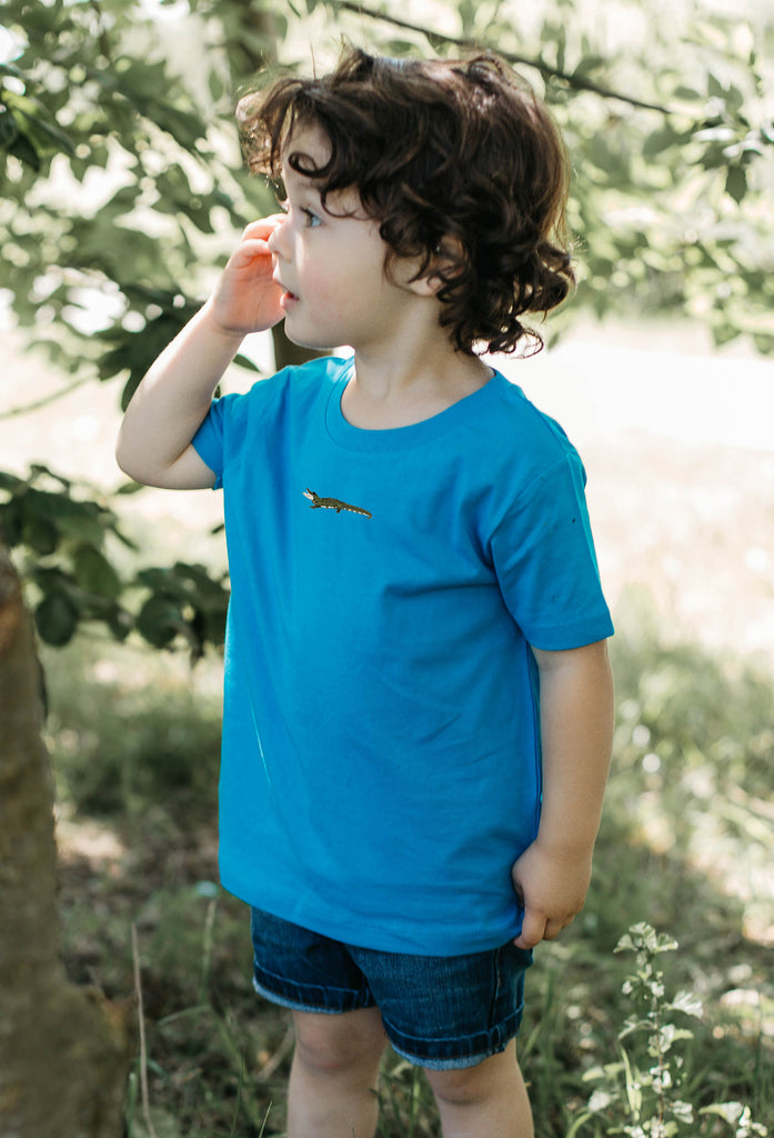 crocodile childrens t-shirt Big Wild Thought