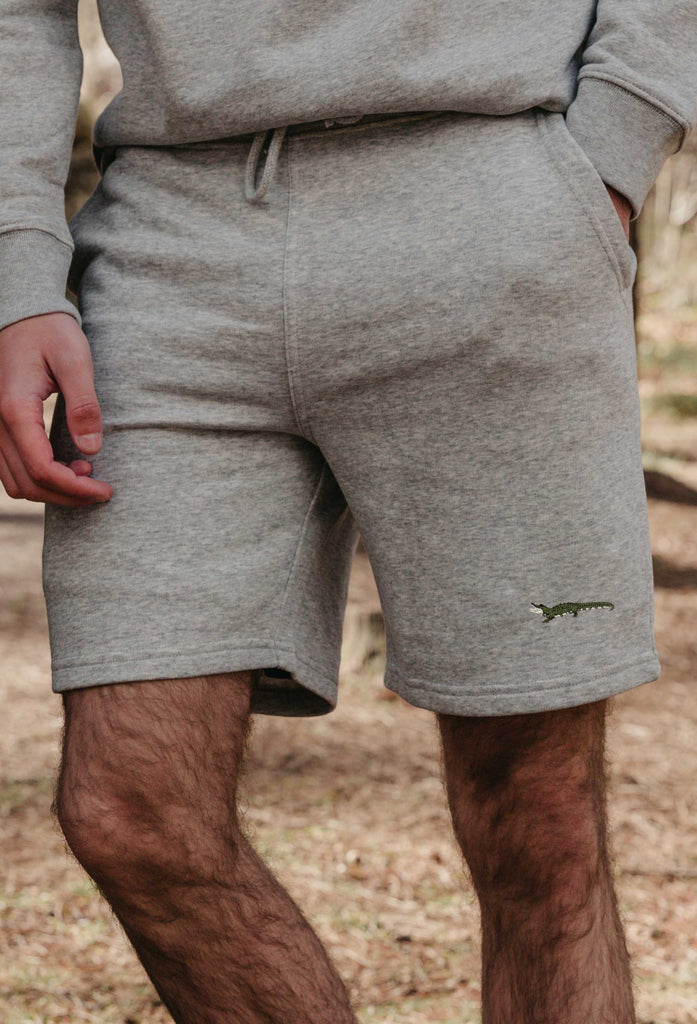 crocodile mens sweat shorts Big Wild Thought