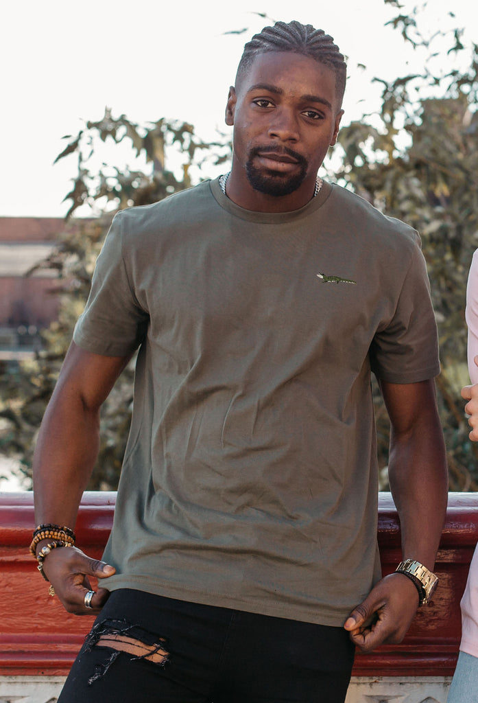 crocodile mens t-shirt Big Wild Thought
