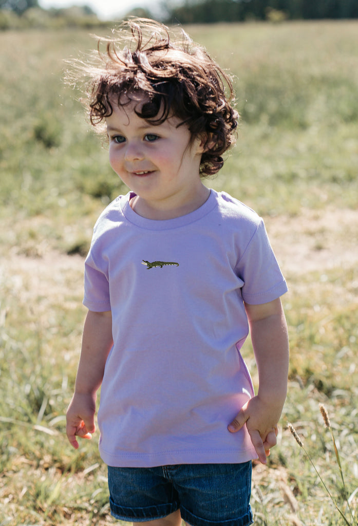 crocodile childrens t-shirt Big Wild Thought