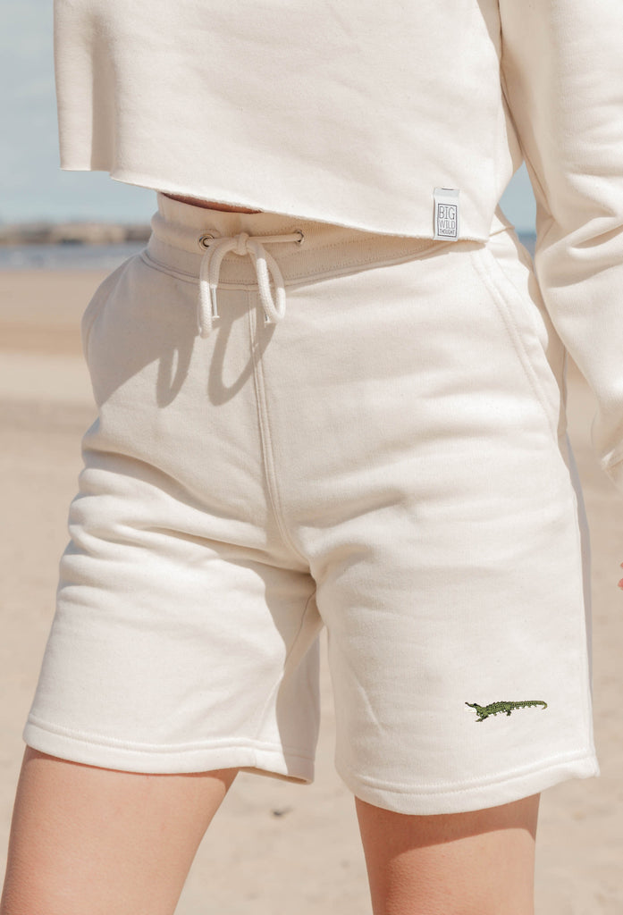 crocodile womens sweat shorts Big Wild Thought
