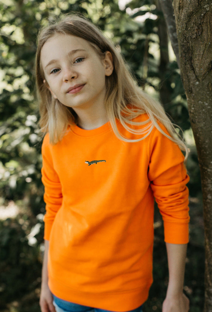 crocodile childrens sweatshirt Big Wild Thought