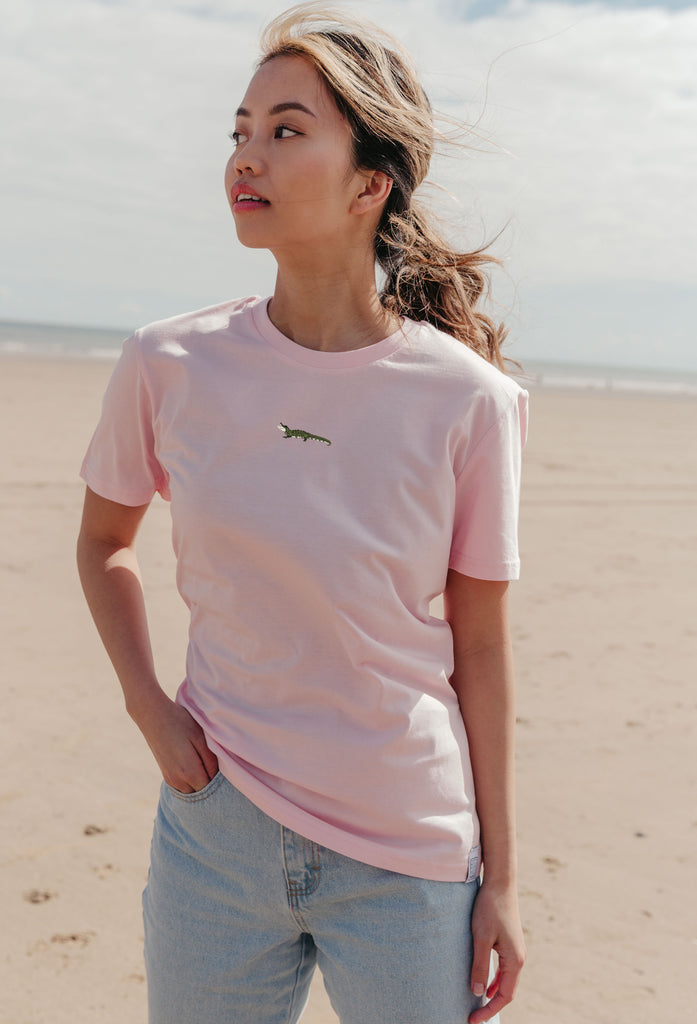 crocodile womens t-shirt Big Wild Thought