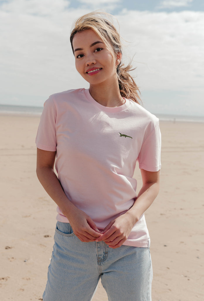 crocodile womens t-shirt Big Wild Thought