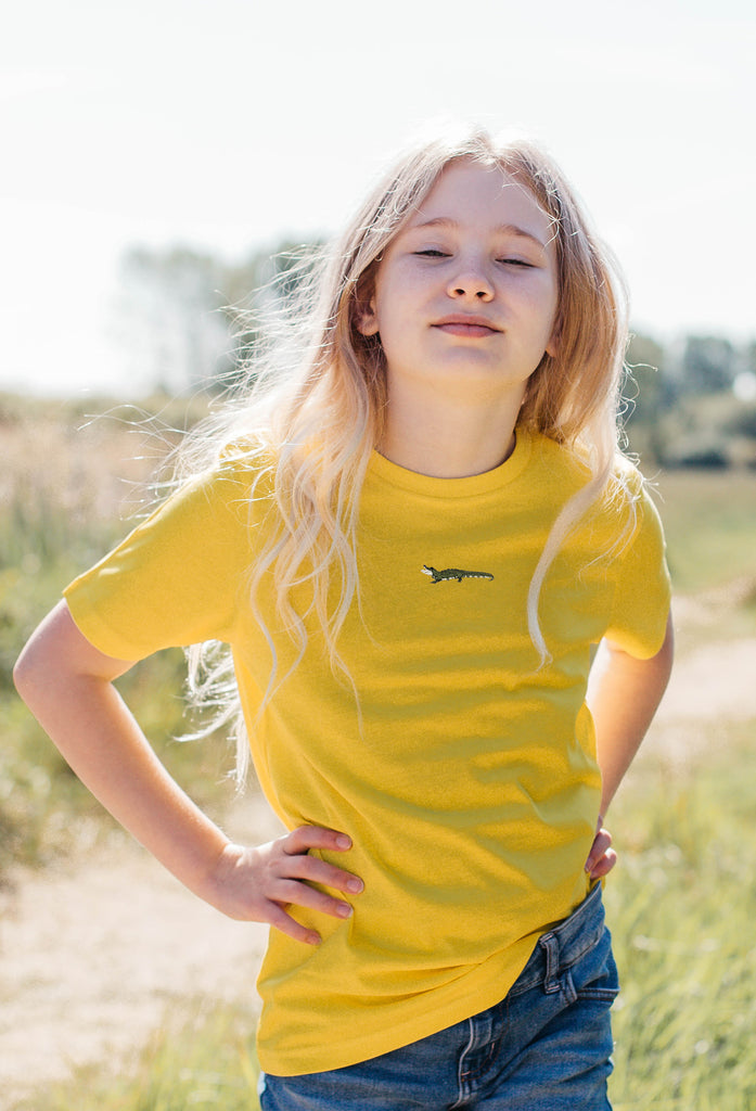 crocodile childrens t-shirt Big Wild Thought